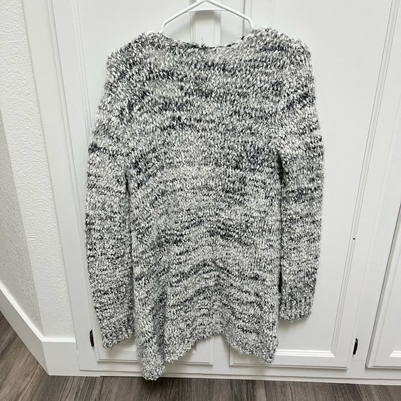 Madison Lilly Chunky Knit Cardigan | Grey & White | Size S - Picture 7 of 10